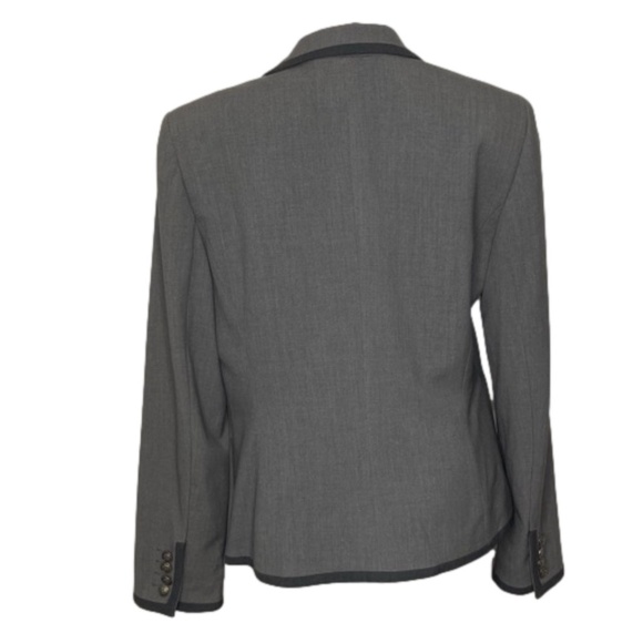 NINE WEST Suit Separates 2 Button Dark Academia Blazer Office Siren Preppy 10 - Picture 4 of 13